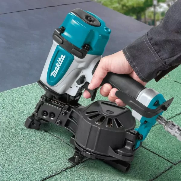 Makita 15 Amp 7-1/4 in. Lightweight Magnesium Circular Saw with bonus 15-Degree 1-3/4 in. Pneumatic Coil Roofing Nailer