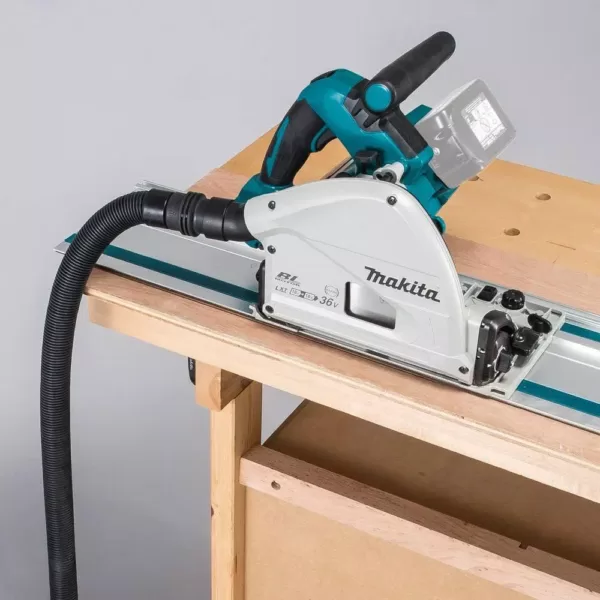 Makita 18-Volt X2 LXT(36-Volt) Brushless 6-1/2 in. Plunge Circular Saw with Bonus 6-1/2 in. 56T Carbide-Tipped Plunge Saw Blade