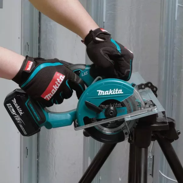 Makita 18-Volt 5.0Ah LXT Lithium-Ion Cordless 5-3/8 in. Metal Cutting Saw Kit