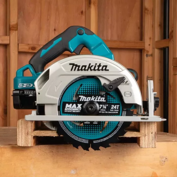 Makita 18-Volt X2 LXT Lithium-Ion (36-Volt) Brushless Cordless 7-1/4 in. Circular Saw Kit with 4 Batteries (5.0Ah)