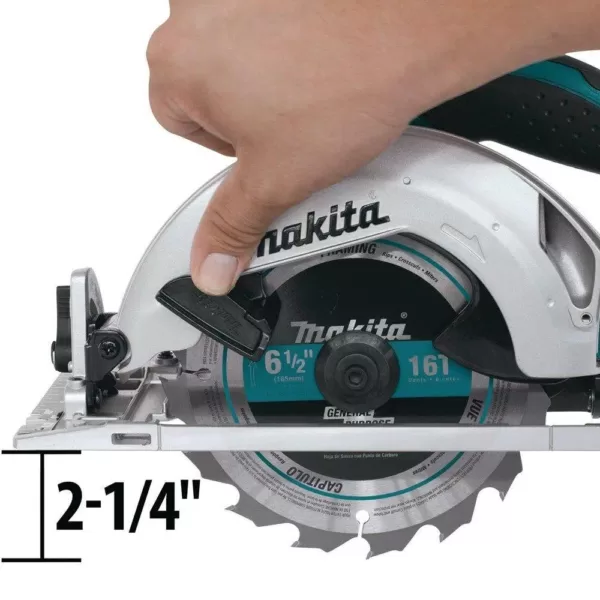 Makita 18V LXT Lithium-Ion Cordless 6-1/2 in. Circular Saw, Tool-Only with Bonus 18V Cordless Oscillating Multi-Tool, Tool-Only