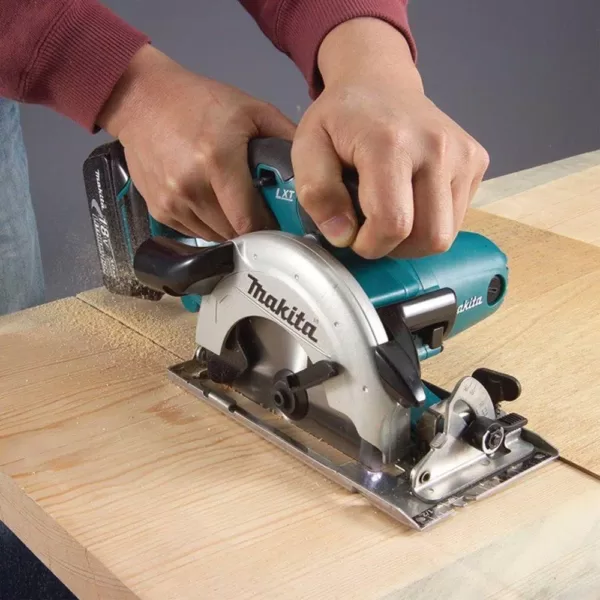 Makita 18-Volt LXT 5-3/8 in. Circular Trim Saw (Tool-Only)