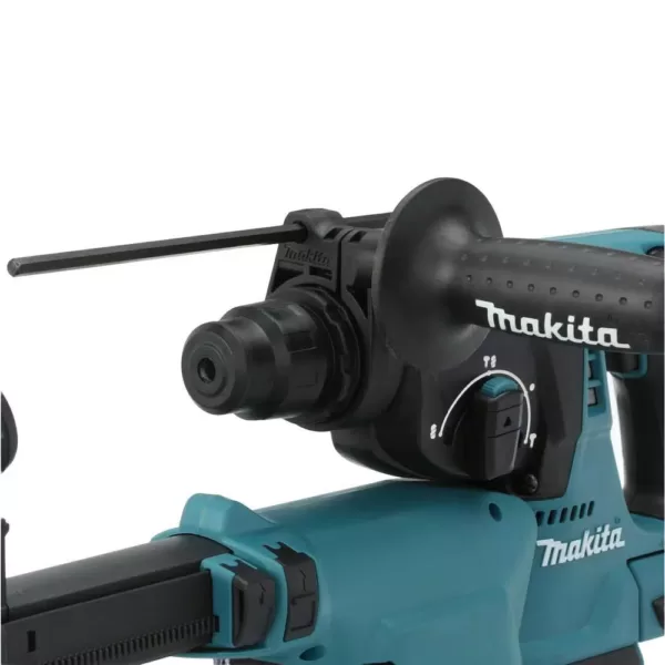 Makita 18-Volt LXT Li-Ion 1 in. Brushless Cordless SDS-Plus Concrete/Masonry Rotary Hammer (Tool-Only) W/ built-on HEPA Vacuum