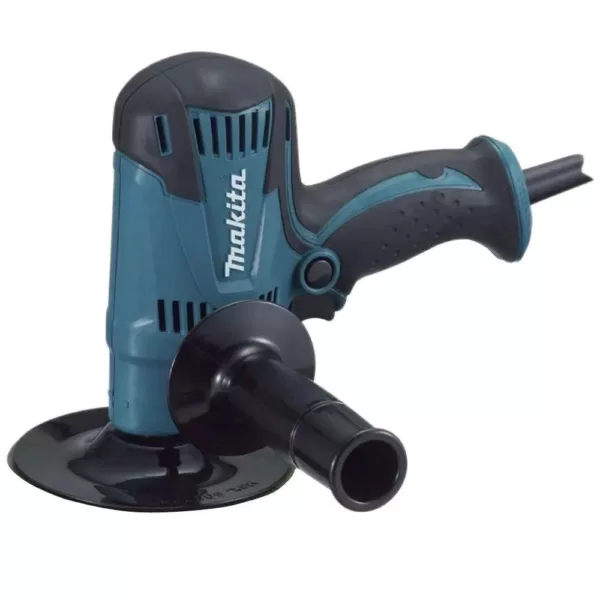 Makita 4.2 Amp 5 in. Corded Lightweight Compact Disc Sander with Disc, Pad, and Side Handle