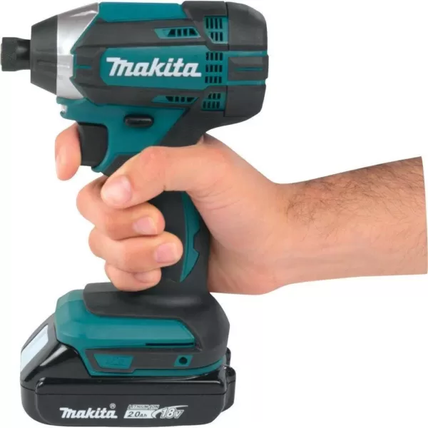 Makita 18-Volt LXT Lithium-Ion Cordless 1/4 in. Compact Impact Driver Kit with Two 2.0 Ah Batteries Rapid Charger and Hard Case