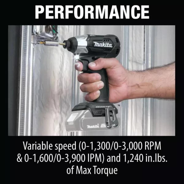 Makita 18-Volt LXT Lithium-Ion Sub-Compact Brushless Cordless Impact Driver (Tool Only)