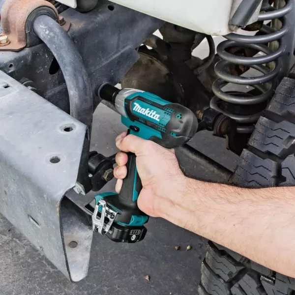 Makita 12-Volt MAX CXT Lithium-Ion Cordless 3/8 in. Square Drive Impact Wrench Kit