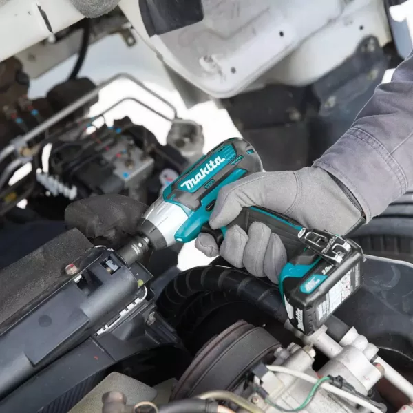 Makita 12-Volt MAX CXT Lithium-Ion Cordless 3/8 in. Square Drive Impact Wrench Kit