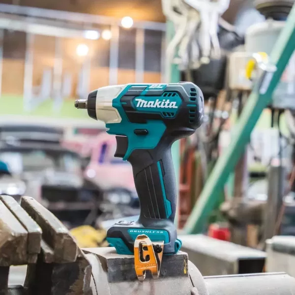 Makita 12-Volt MAX CXT Lithium-Ion Brushless Cordless 3/8 in. sq. Drive Impact Wrench, Tool Only