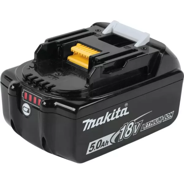 Makita 18-Volt LXT Lithium-Ion Brushless Cordless High Torque 3/4 in. Square Drive Impact Wrench With (2) Batteries 5.0Ah, Bag