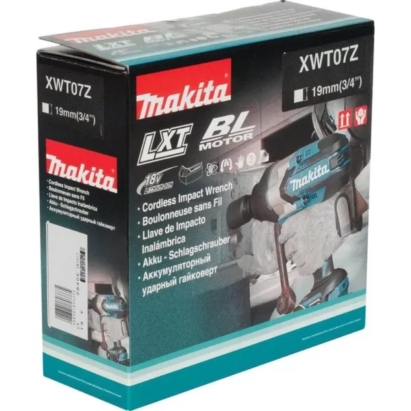 Makita 18-Volt LXT Lithium-Ion Cordless High Torque 3/4 in. Square Drive Impact Wrench (Tool-Only)