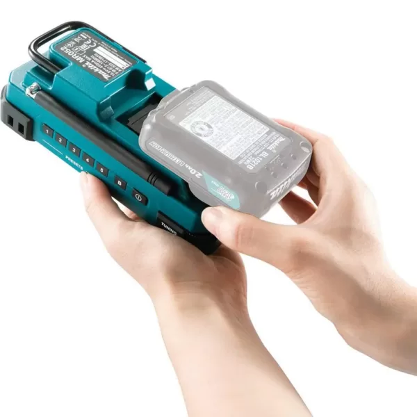 Makita 12-Volt MAX CXT Lithium-Ion Cordless MP3 Compatible Compact Job Site Radio (Tool Only)