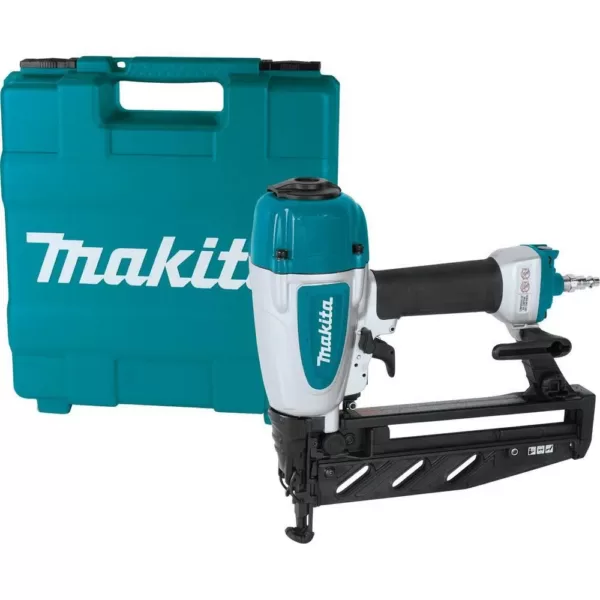 Makita 15 Amp 10 in. Dual Bevel Sliding Compound Miter Saw with Laser with bonus Pneumatic 16-Gauge, 2-1/2 in. Finish Nailer