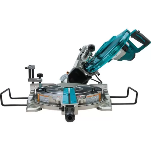 Makita 15 Amp 12 in. Dual-Bevel Sliding Compound Miter Saw with Laser and Stand