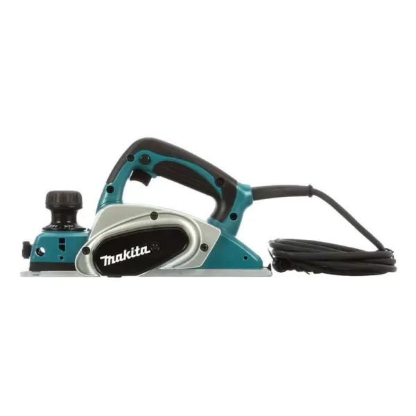 Makita 6.5 Amp 3-1/4 in. Corded Planer Kit with Blade Set, Hard Case