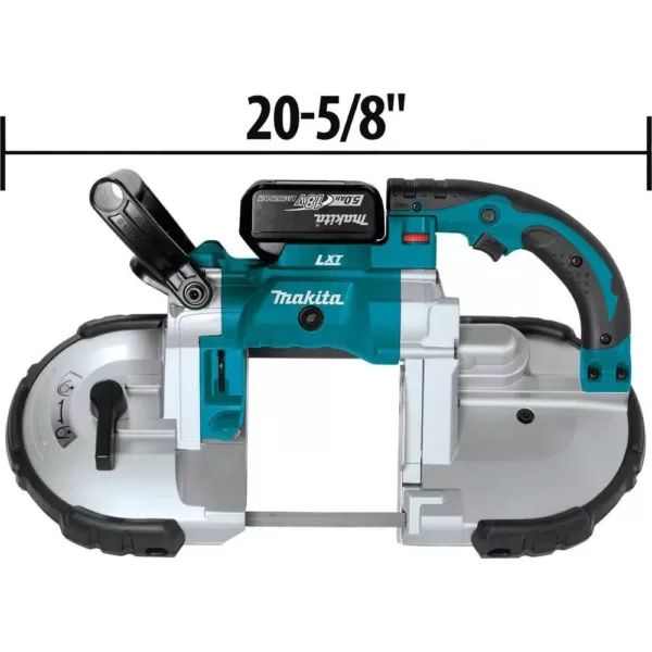 Makita 18-Volt LXT 5.0Ah Lithium-Ion Cordless Portable Band Saw Kit