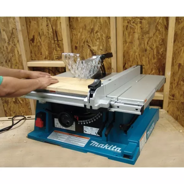 Makita 15 Amp 10 in. Corded Contractor Table Saw with 25 in. Rip Capacity and 32T Carbide Blade