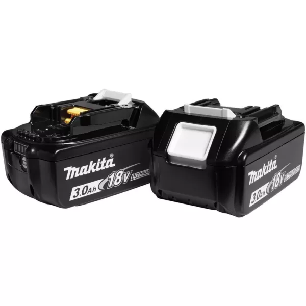 Makita 18-Volt LXT Lithium-Ion High Capacity Battery Pack 3.0Ah with Fuel Gauge (2-Pack)