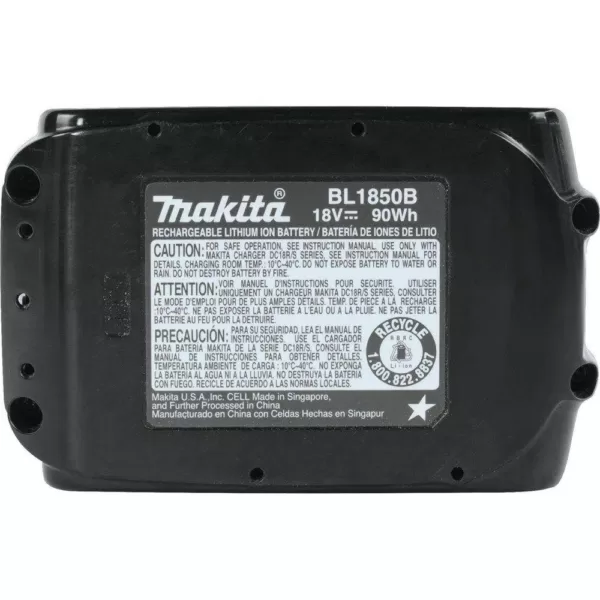 Makita 18-Volt LXT Lithium-Ion High Capacity Battery Pack 5.0 Ah with LED Charge Level Indicator (2-Pack)