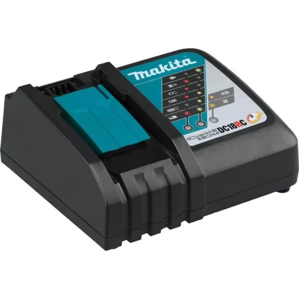 Makita 18-Volt LXT Lithium-Ion Battery and Rapid Optimum Charger Starter Pack (5.0Ah)