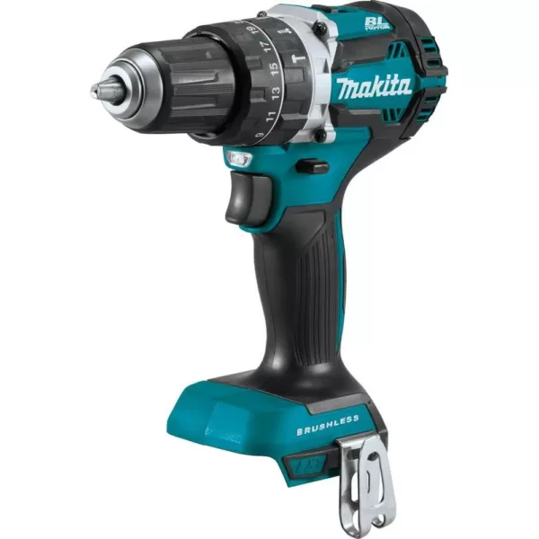 Makita 18V LXT Brushless 1/4 in. Impact Driver, 1/2 in. Hammer Driver-Drill and Recipro Saw with bonus 18V LXT Starter Pack