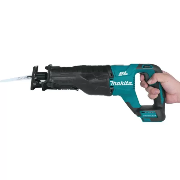 Makita 18V LXT Brushless 1/4 in. Impact Driver, 1/2 in. Hammer Driver-Drill and Recipro Saw with bonus 18V LXT Starter Pack