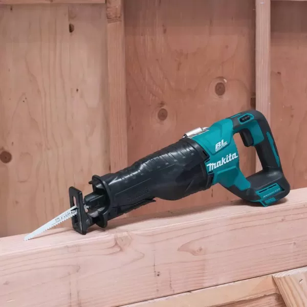 Makita 18V LXT Brushless 1/4 in. Impact Driver, 1/2 in. Hammer Driver-Drill and Recipro Saw with bonus 18V LXT Starter Pack