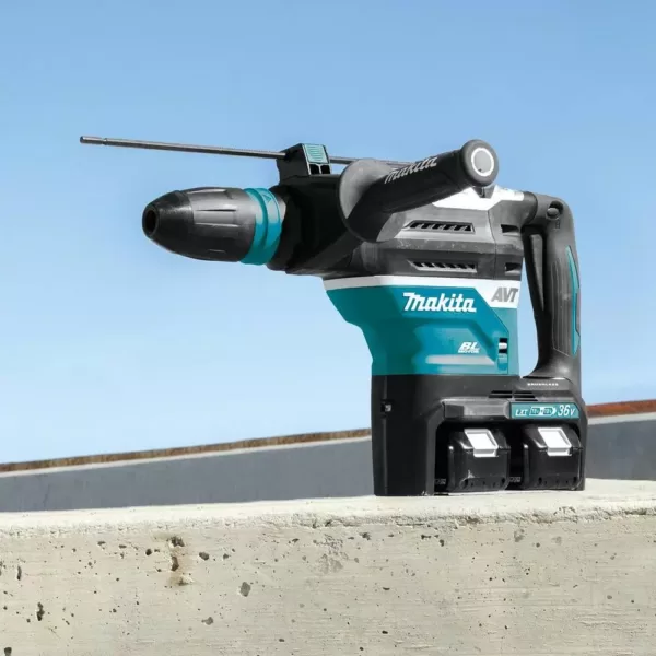 Makita 18-Volt X2 LXT (36-Volt) Cordless 1-9/16 in. Rotary Hammer Kit SDS-MAX Bits Bonus 1/2 in. 3-Speed Drive Impact Wrench