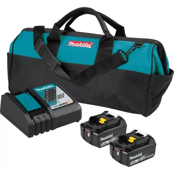 Makita 18V LXT Sub-Compact Brushless Recipro Saw, 3/8 in. Impact Wrench and 1/2 in. Impact Wrench w/ bonus 18V LXT Starter Pack