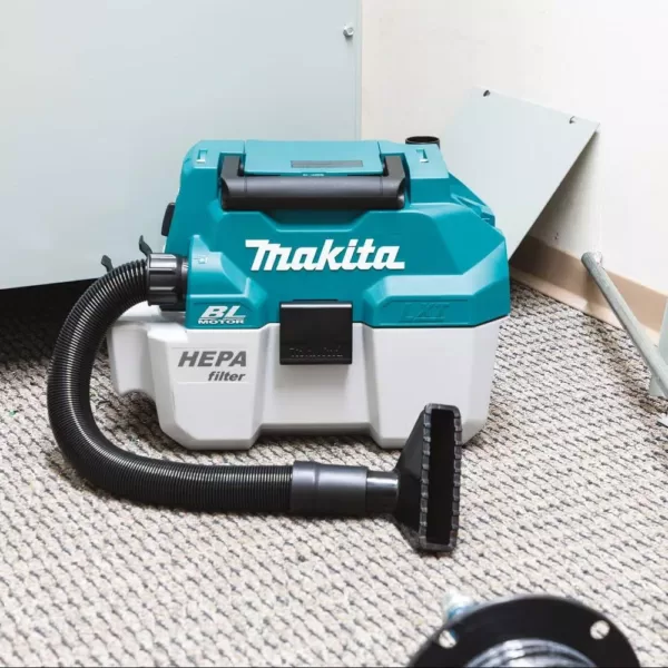 Makita 18-Volt LXT Brushless Drywall Screwdriver, 9 in. Drywall Sander and 2 Gal. Vacuum with bonus 18V LXT Starter Pack