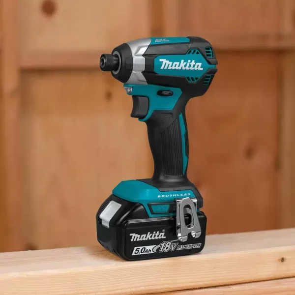 Makita 18-Volt 4-Piece 5.0Ah LXT Lithium-Ion Brushless Cordless Combo Kit Hammer Drill/ Impact Driver/ Recipro Saw/ Flashlight