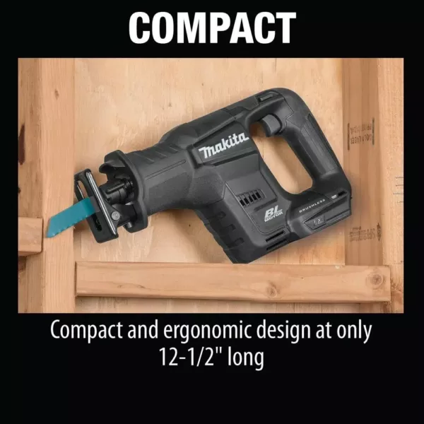 Makita 18-Volt LXT Lithium-Ion Sub-Compact Brushless Cordless Reciprocating Saw (Tool-Only)