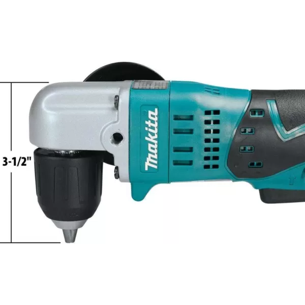 Makita 18-Volt LXT Lithium-Ion 3/8 in. Cordless Angle Drill Kit with (2) Batteries 3.0Ah, Charger, Tool Bag