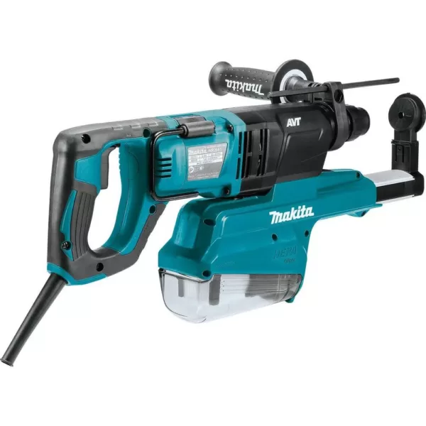 Makita 1 in. AVT Rotary Hammer Accepts SDS-PLUS Bits with HEPA Dust Extractor 3-Mode Variable Speed Case (D-Handle)