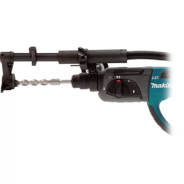 Makita 18V LXT 1 in. Brushless Cordless SDS-Plus Concrete/Masonry Rotary Hammer Drill Kit w/Bonus Dust Extraction Attachment