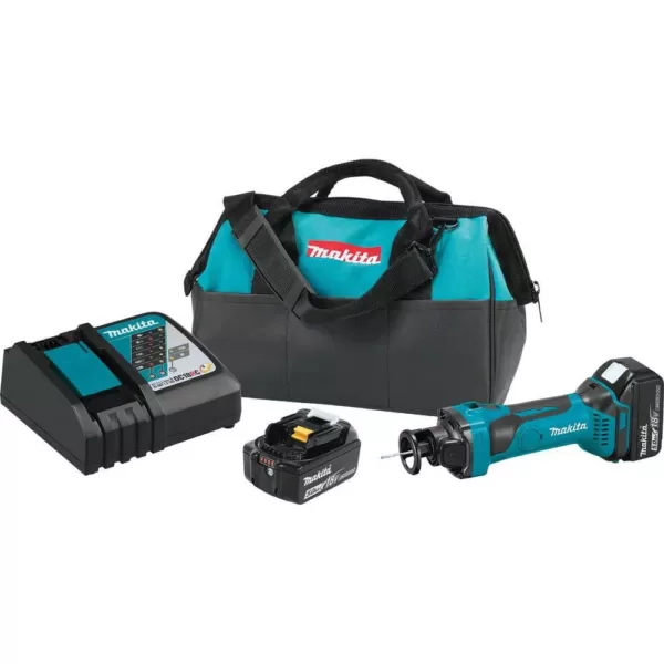 Makita 18-Volt LXT Lithium-Ion Cordless Cut-Out Tool Kit, 5.0 Ah with Bonus 18-Volt LXT Lithium-Ion Battery Pack 5.0Ah