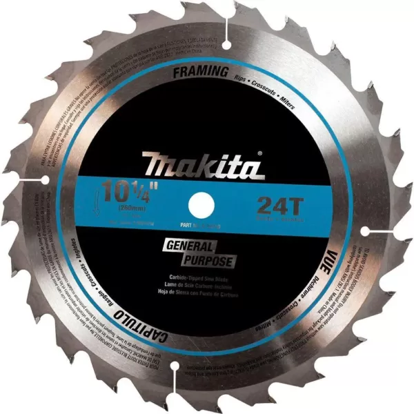 Makita 10-1/4 in. 24 Teeth T.C.T. Circular Saw Blade