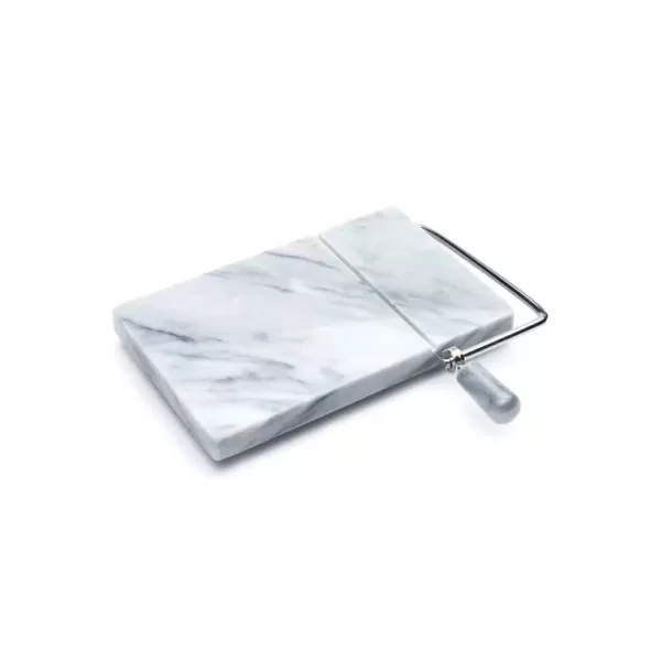 Fox Run 8 in. W x 5 in. D Marble Cheese Board with Slicer