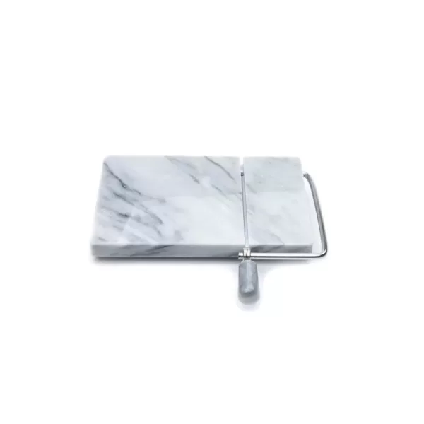 Fox Run 8 in. W x 5 in. D Marble Cheese Board with Slicer