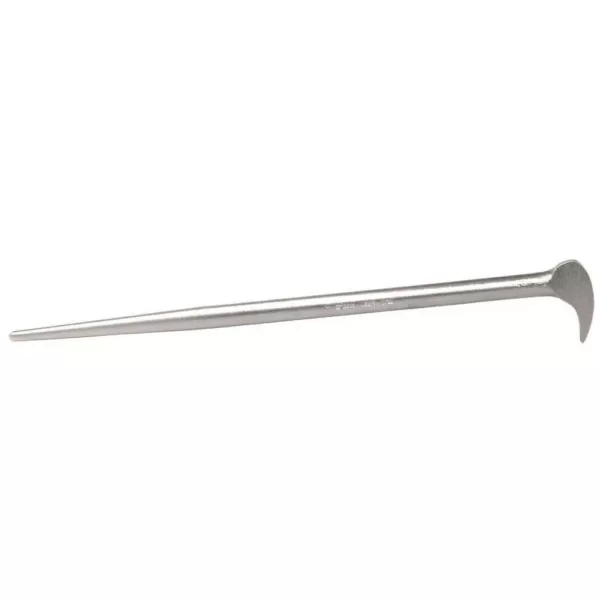 Mayhew 1/2 in. X 12 in. Plated Rolling Head Pry Bar