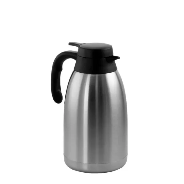 MegaChef 67.6 fl. oz. Stainless Steel Thermal Carafe with Black LID