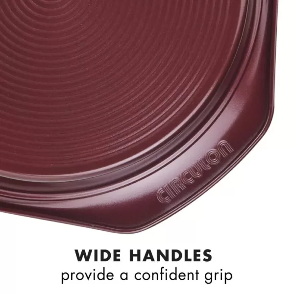 Circulon 9 in. x 13 in. Bakeware in Merlot Nonstick Rectangular Cake Pan