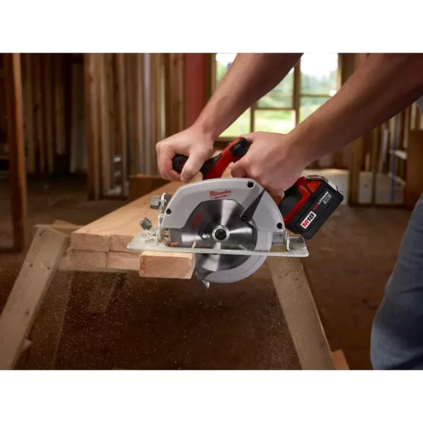 Milwaukee M18 4-1/2 in. Cordless Cut-Off/Grinder With M18 6-1/2 in. Cordless Circular Saw