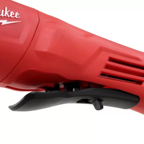 Milwaukee 11 Amp Corded 4-1/2 in. Small Angle Grinder Paddle No-Lock