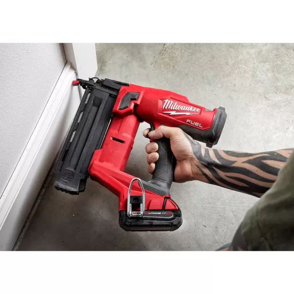 Milwaukee M18 FUEL 18-Volt Lithium-Ion Brushless Cordless Gen II 18-Gauge Brad Nailer (Tool-Only)