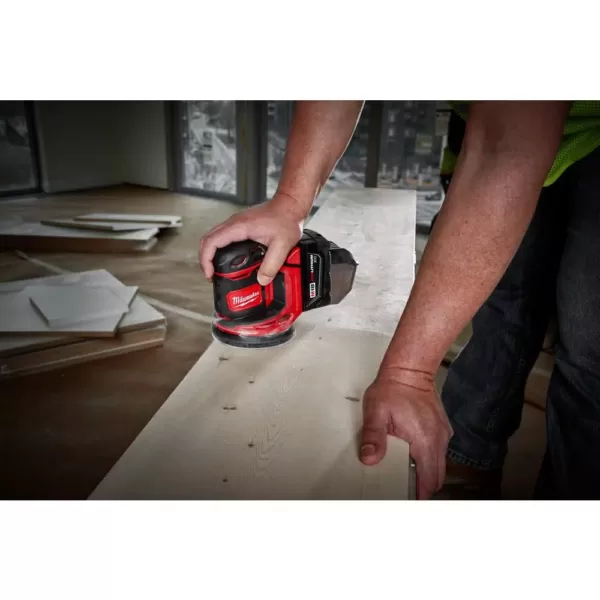 Milwaukee M18 18-Volt Lithium-Ion Cordless 6-1/2 in. Circular Saw with M18 5 in. Random Orbit Sander