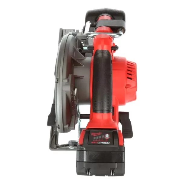 Milwaukee M18 FUEL 18-Volt Lithium-Ion Brushless Cordless 6-1/2 in. Circular Saw Kit with One 5.0 Ah Battery, Charger, Tool Bag