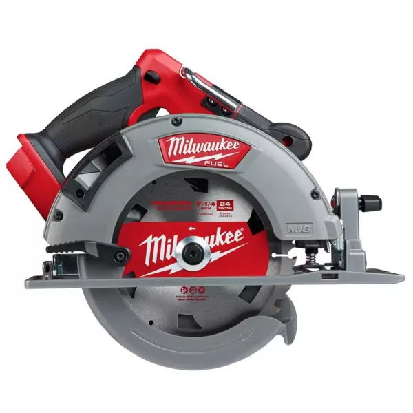 Milwaukee M18 FUEL 18-Volt Lithium-Ion Brushless 7-1/4 in. Cordless Circular Saw/Jigsaw/Compact Router Combo Kit (3-Tool)