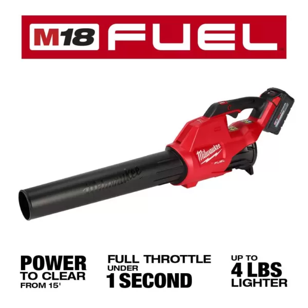 Milwaukee M18 FUEL 120 MPH 450 CFM 18-Volt Lithium-Ion Brushless Cordless Handheld Blower/Hedge Trimmer and Sprayer Kit