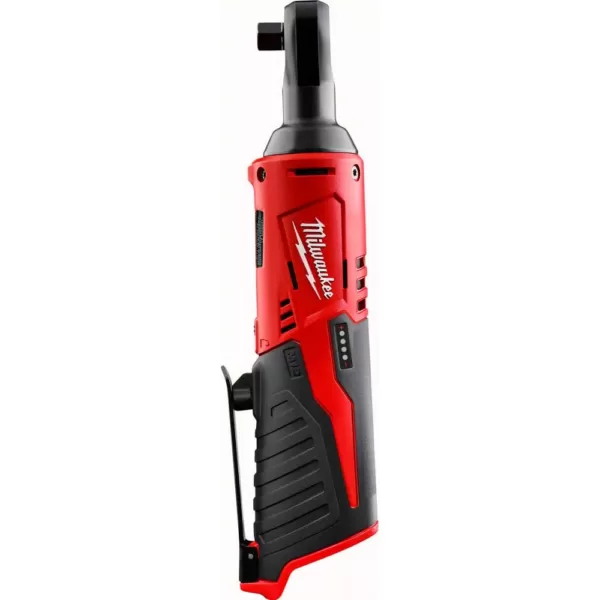 Milwaukee M12 12-Volt Lithium-Ion Cordless 3/8 in. Ratchet with 4.0 Ah M12 Battery